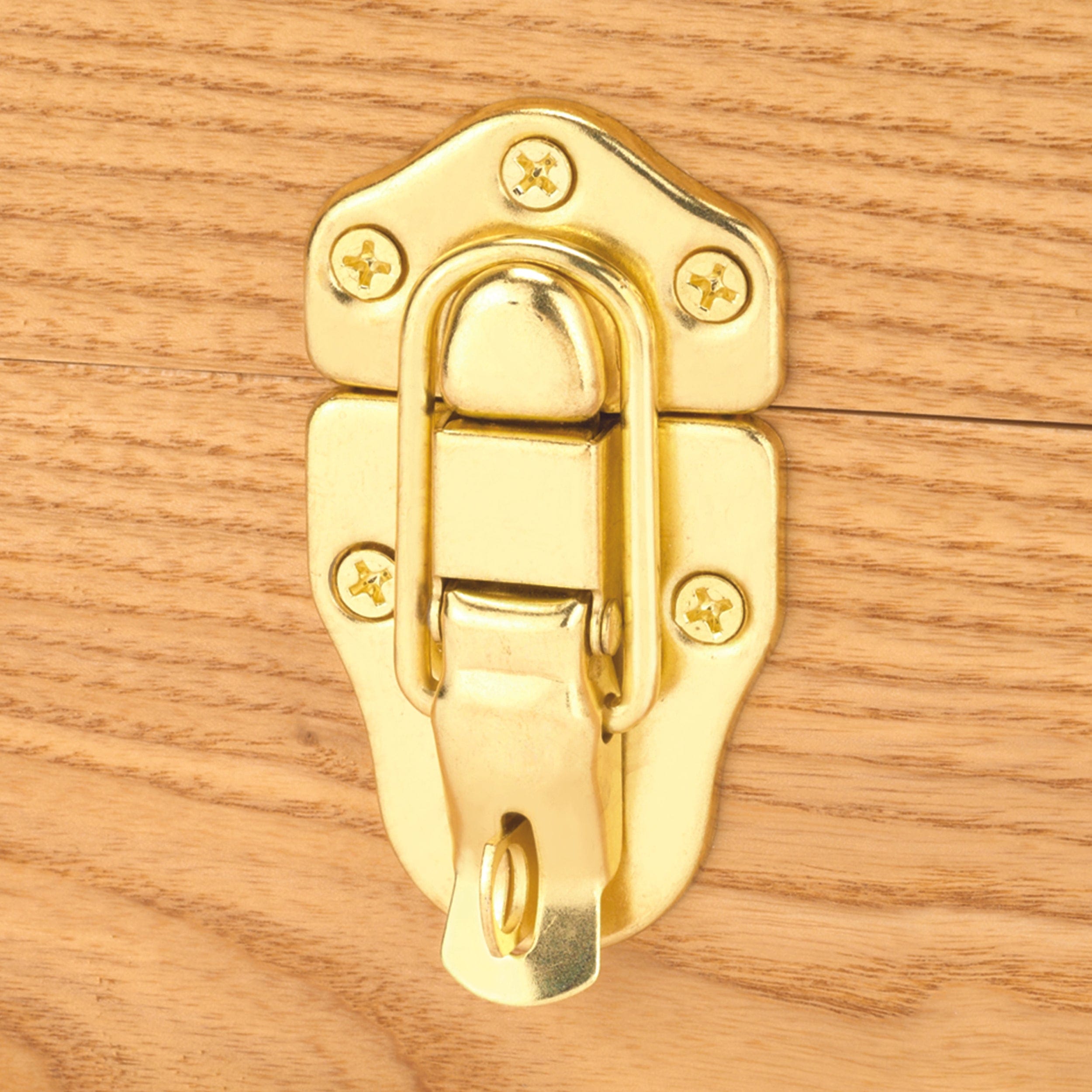 Highpoint Small Box Ball Clasp Brass 1-1/4 x 1-1/4 - Cabinet And  Furniture Latches 