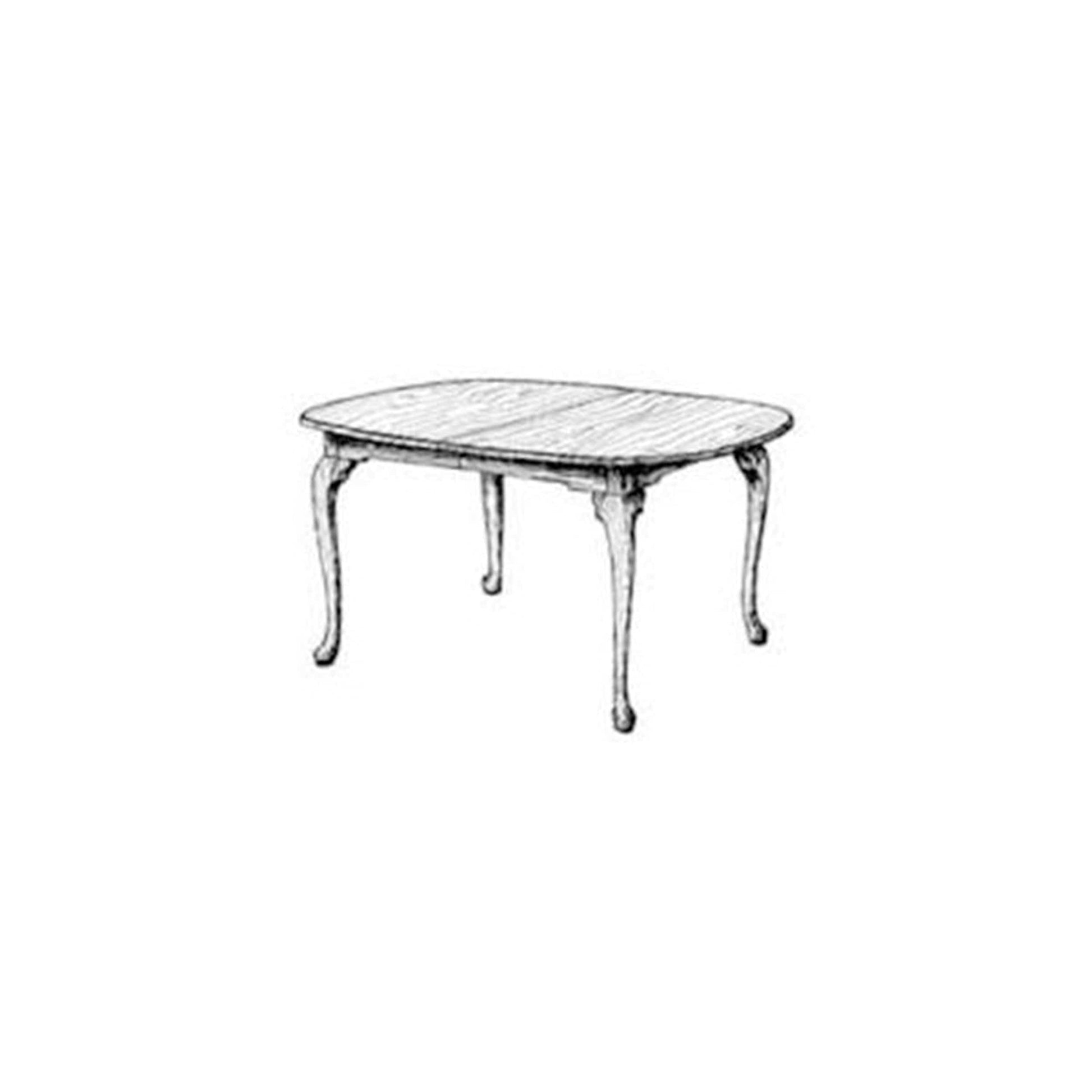 Woodworking Project Paper Plan to Build Queen Anne Dining Table alt 0