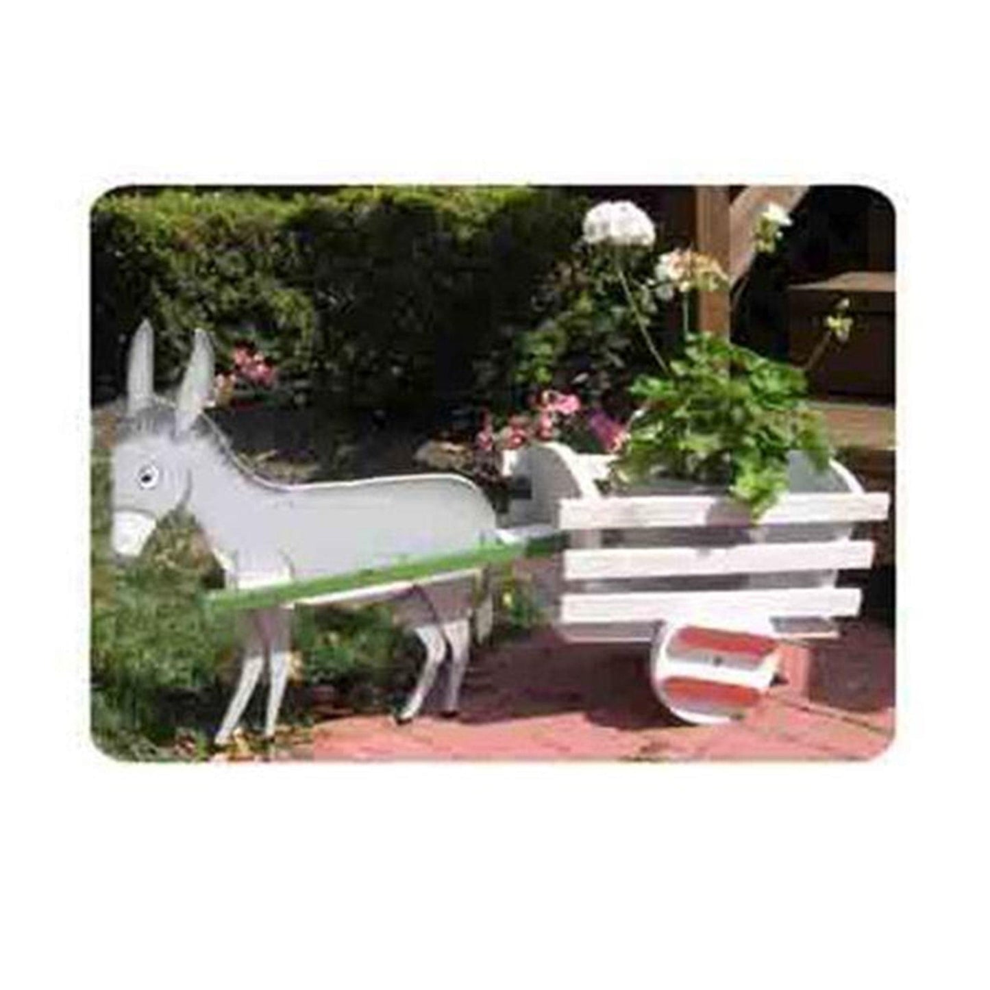 Woodworking Project Paper Plan to Build Donkey Cart Planter alt 0