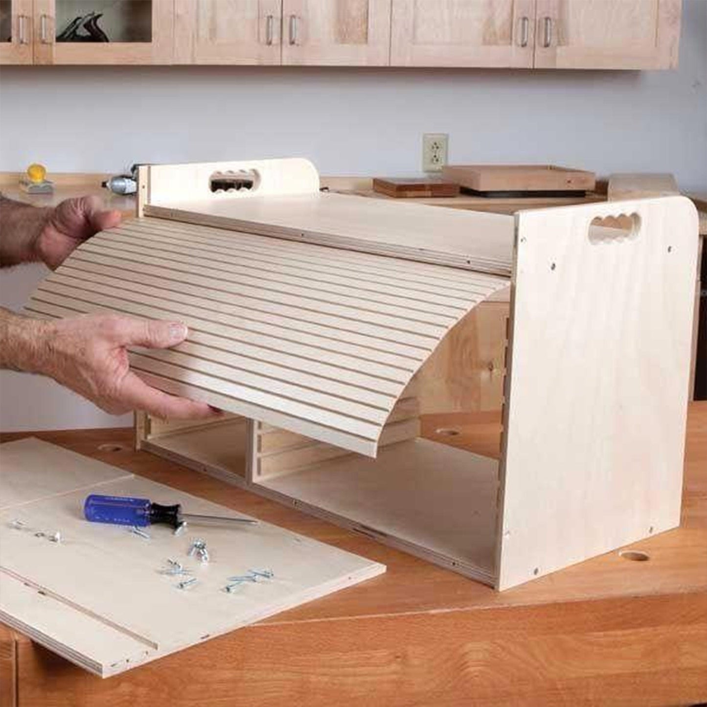 Woodworking Project Paper Plan to Build Sandpaper Storage alt 0