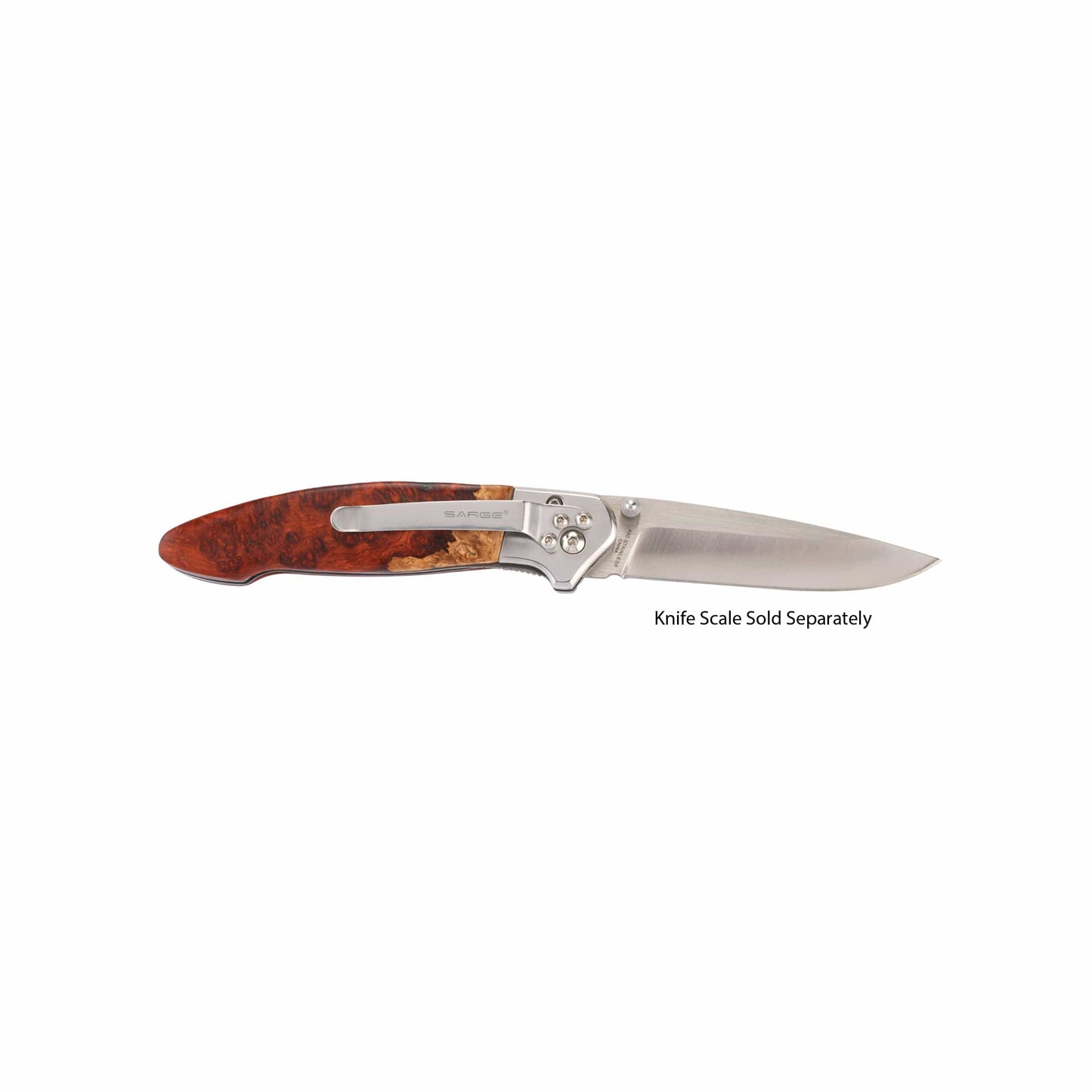 Liner Lock Pocketknife for Hunting and Fishing - 7-7/8" - Unfinished Kit alt 0