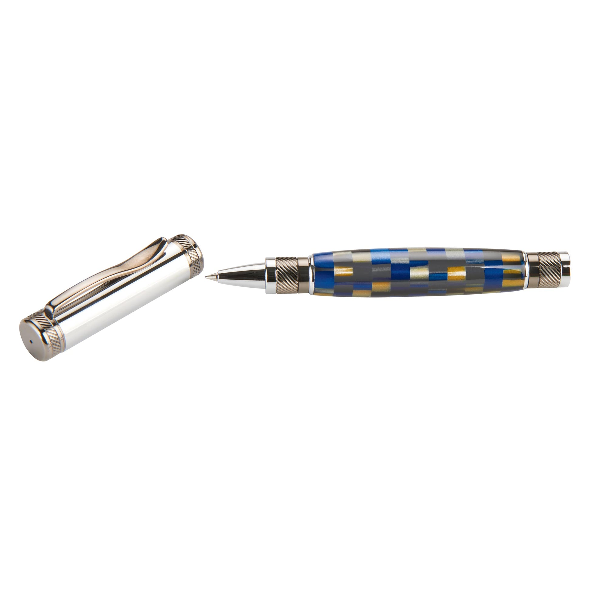 Attraction Magnetic Rollerball Pen Kit - Chrome & Gunmetal alt 0