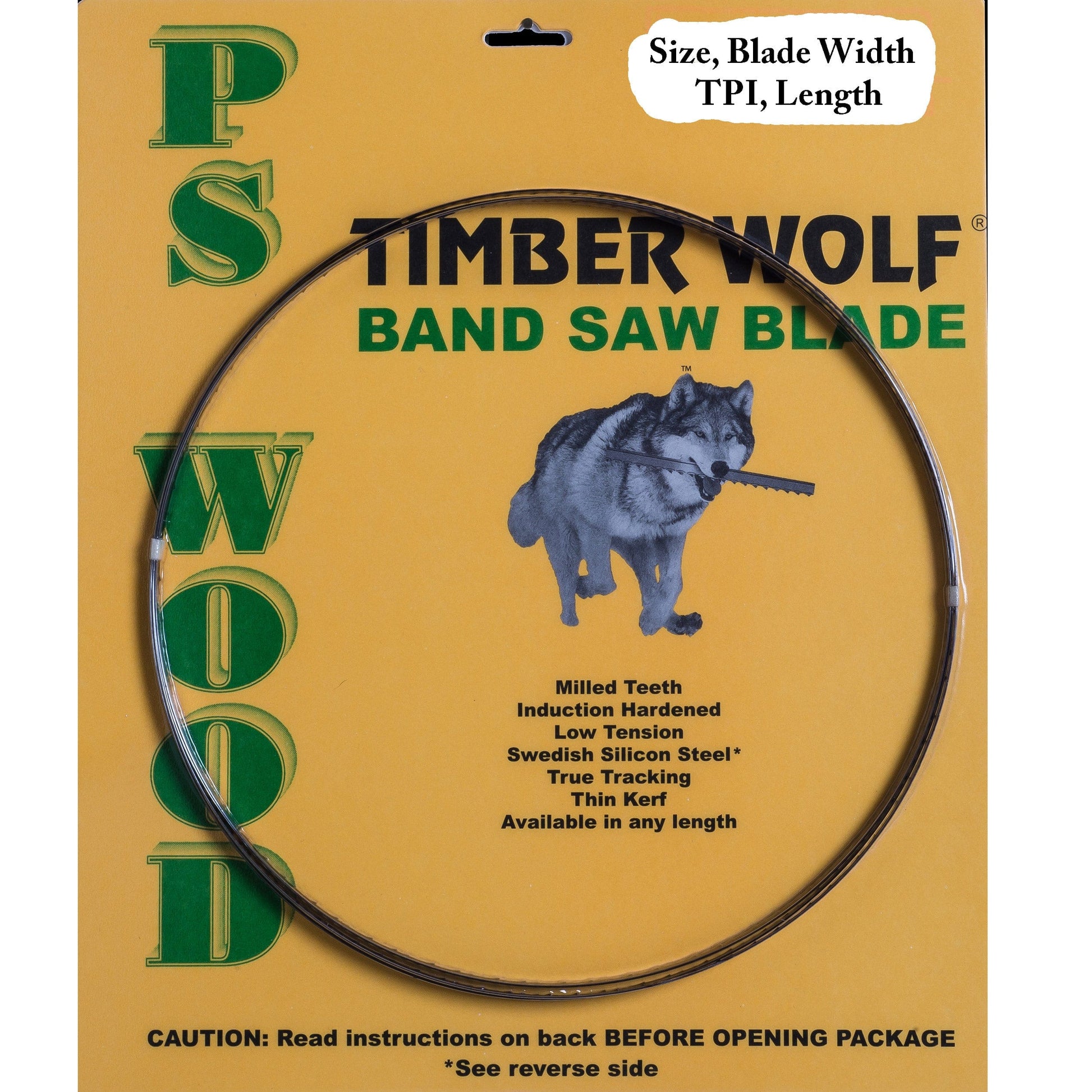 Bandsaw Blade - 162" x 1/2" x 3 TPI - Positive Claw alt 25