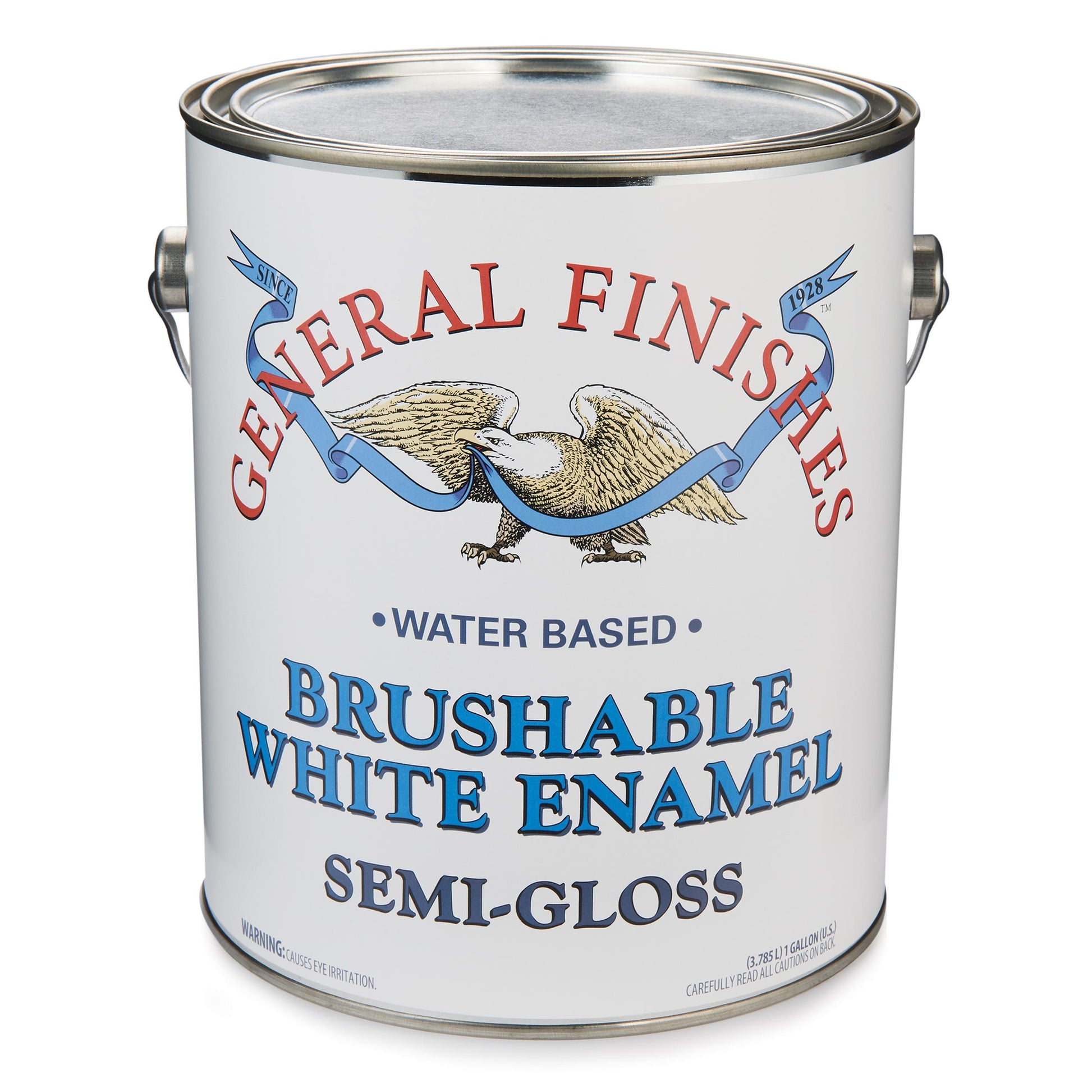 Brushable White Enamel - Water Based - Semi-Gloss - Gallon alt 0