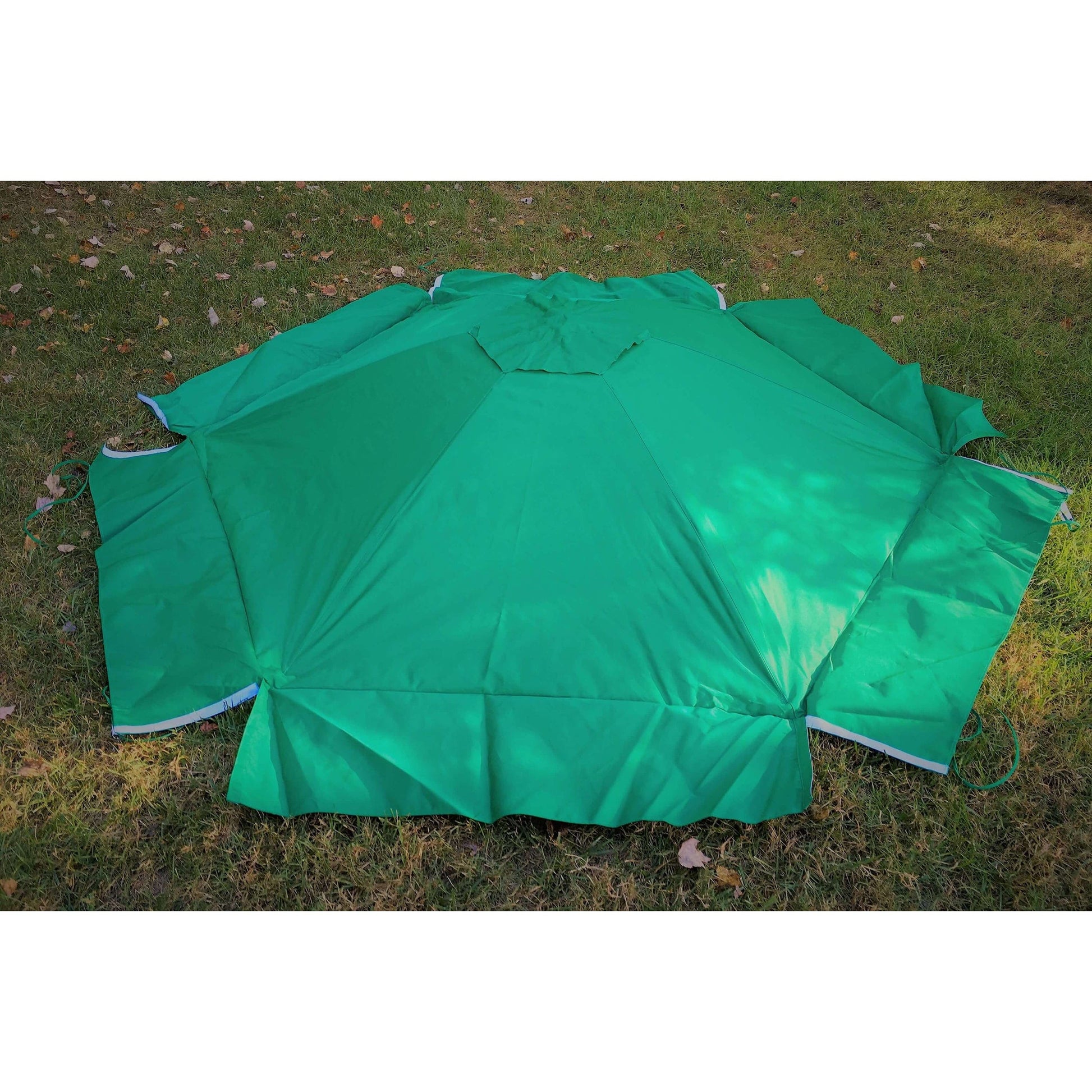 Classic Sienna 7' x  8' x 11" Composite Hexagon Sandbox Kit with Telescoping Canopy/Cover - 2" profile alt 0