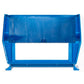 5-3/8" L x 4-1/8" W x 3" H Blue Stacking, Hanging, Interlocking Polypropylene Bins, 6 CT alt 0