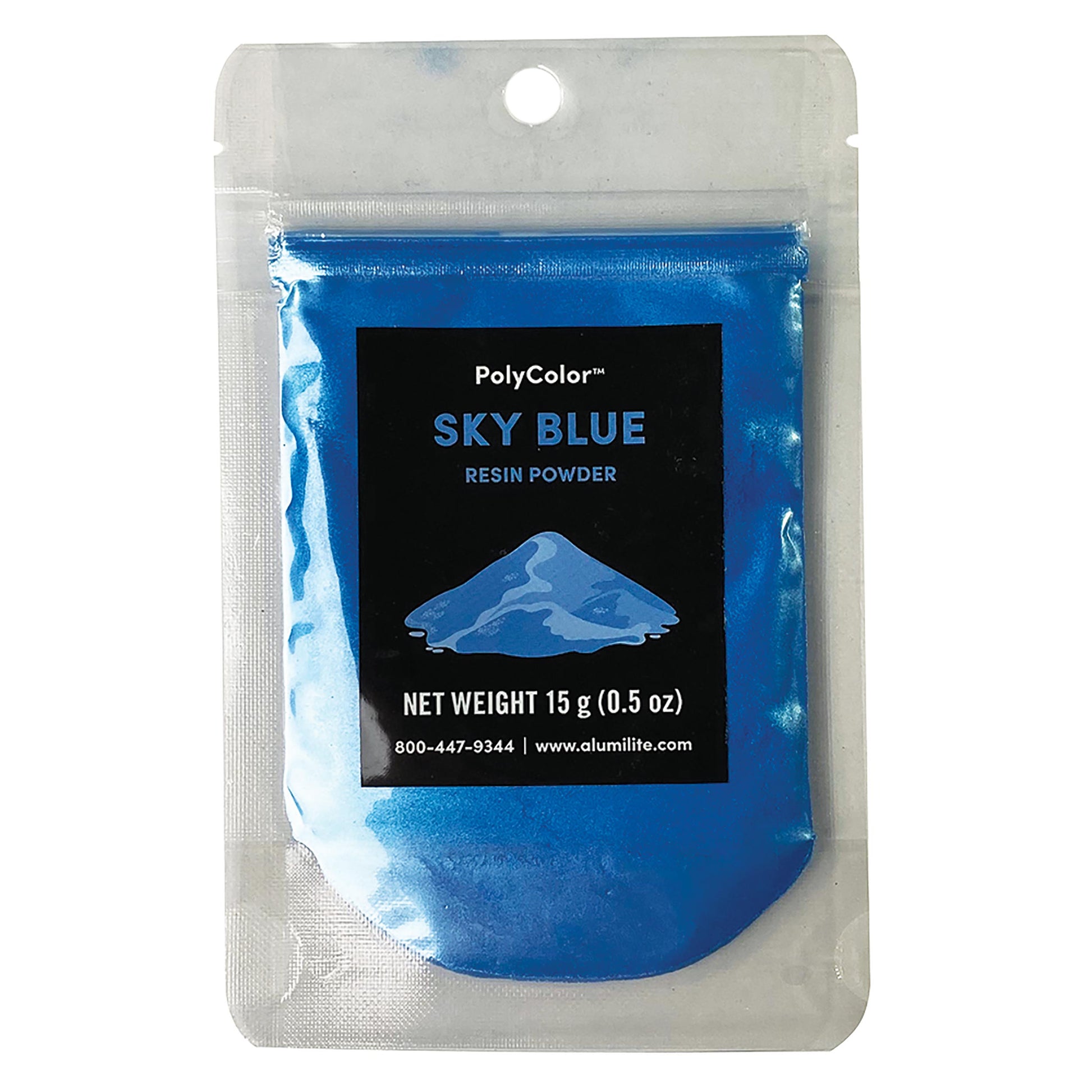 PolyColor Resin Powder Sky Blue 15-Gram alt 0