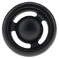 Eclectic Knob, 1-13/32" D, Matte Black alt 0