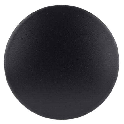 Contemporary Knob, 1-11/32" D, Matte Black alt 0