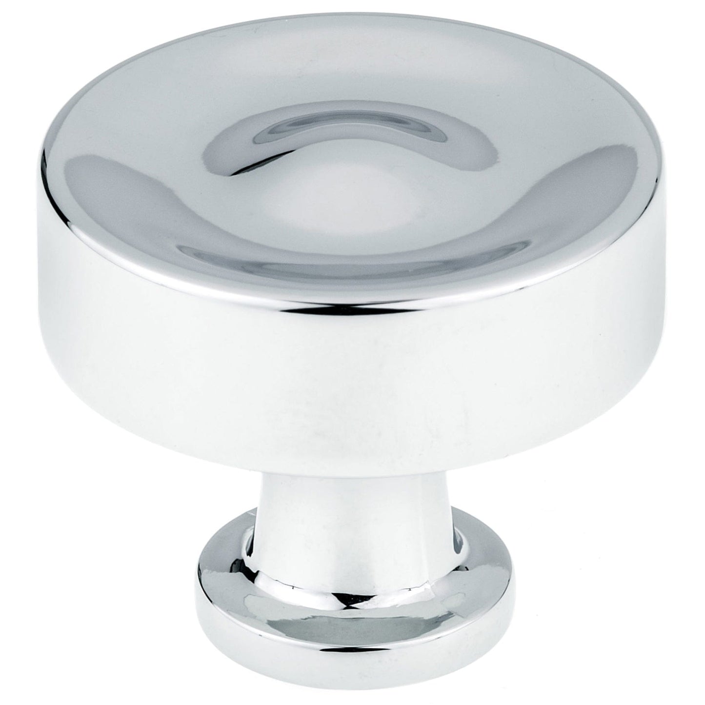 Traditional Knob, 1-3/8" D, Chrome alt 0