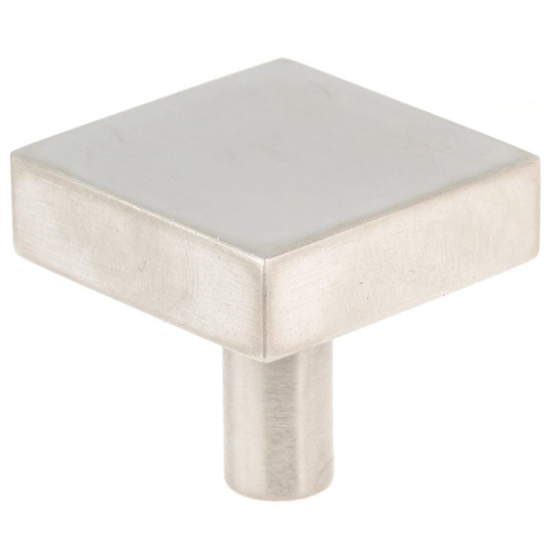 Contemporary Knob, 1-1/4" x 1-1/4", Brushed Nickel alt 0