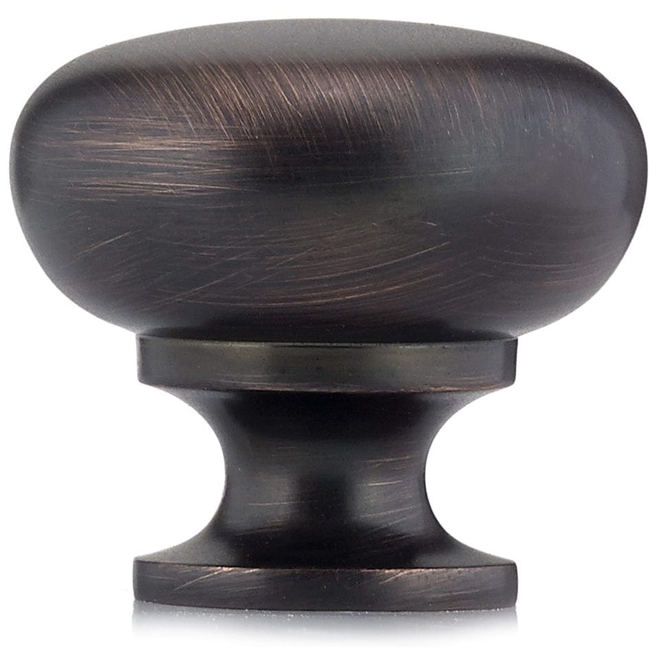 Traditional Knob, 1-1/4" D, Brushed Oil-Rubbed Bronze alt 0