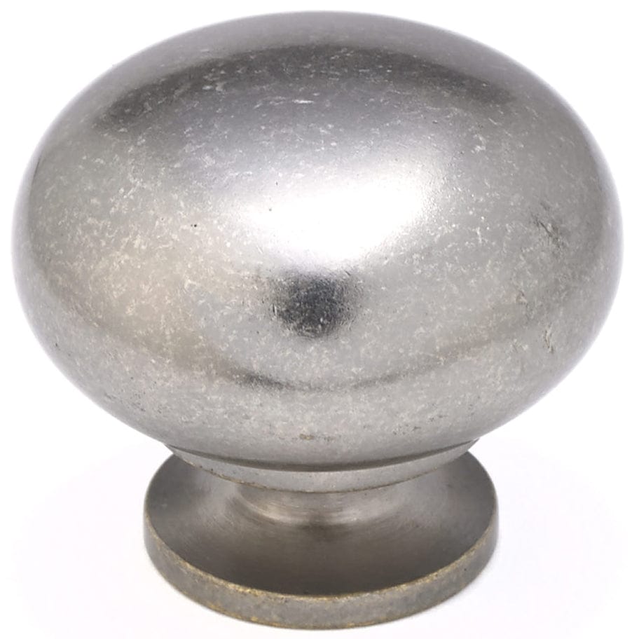 Traditional Knob, 1-1/2" D, Pewter alt 0