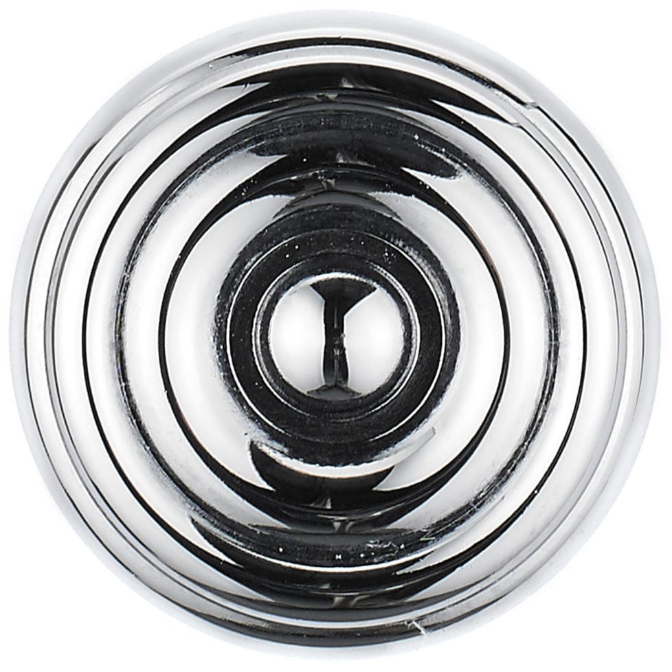 Traditional Knob, 1-1/4" D, Chrome alt 0