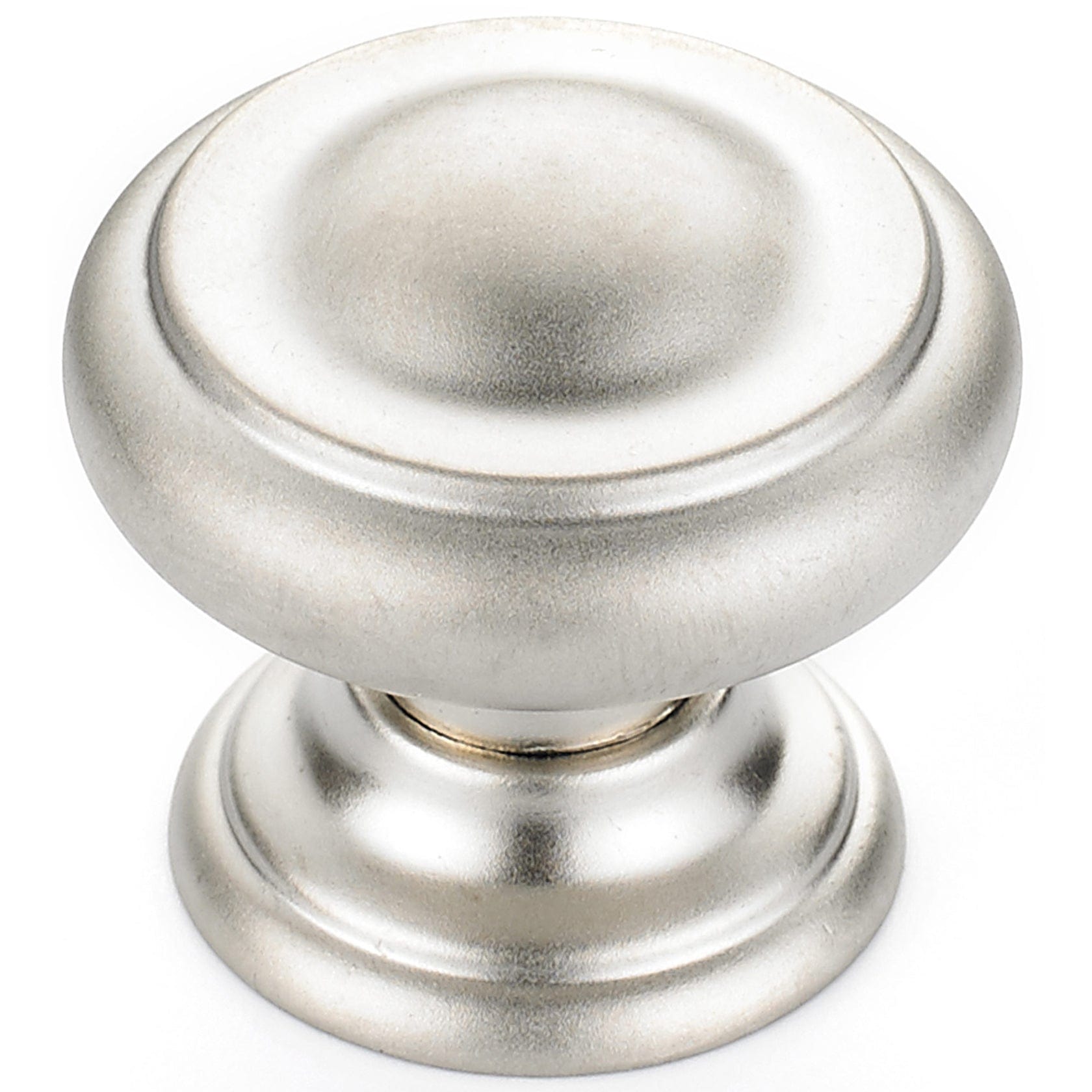 Traditional Knob, 1-3/16" D, Matte Nickel alt 0