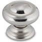 Traditional Knob, 1-3/16" D, Brushed Nickel alt 0