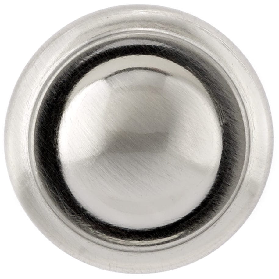 Traditional Knob, 1-3/16" D, Brushed Nickel alt 0