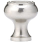 Traditional Knob, 1-3/16" D, Brushed Nickel alt 0