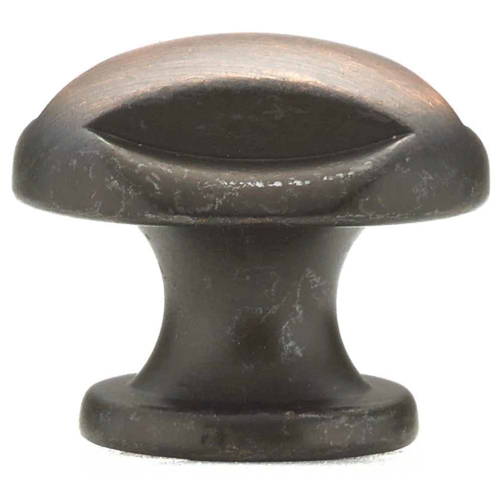 Traditional Knob, 1-1/8" D, Brushed Oil-Rubbed Bronze alt 0