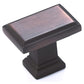 Transitional Knob, 1-1/2" x 15/16", Brushed Oil-Rubbed Bronze alt 0