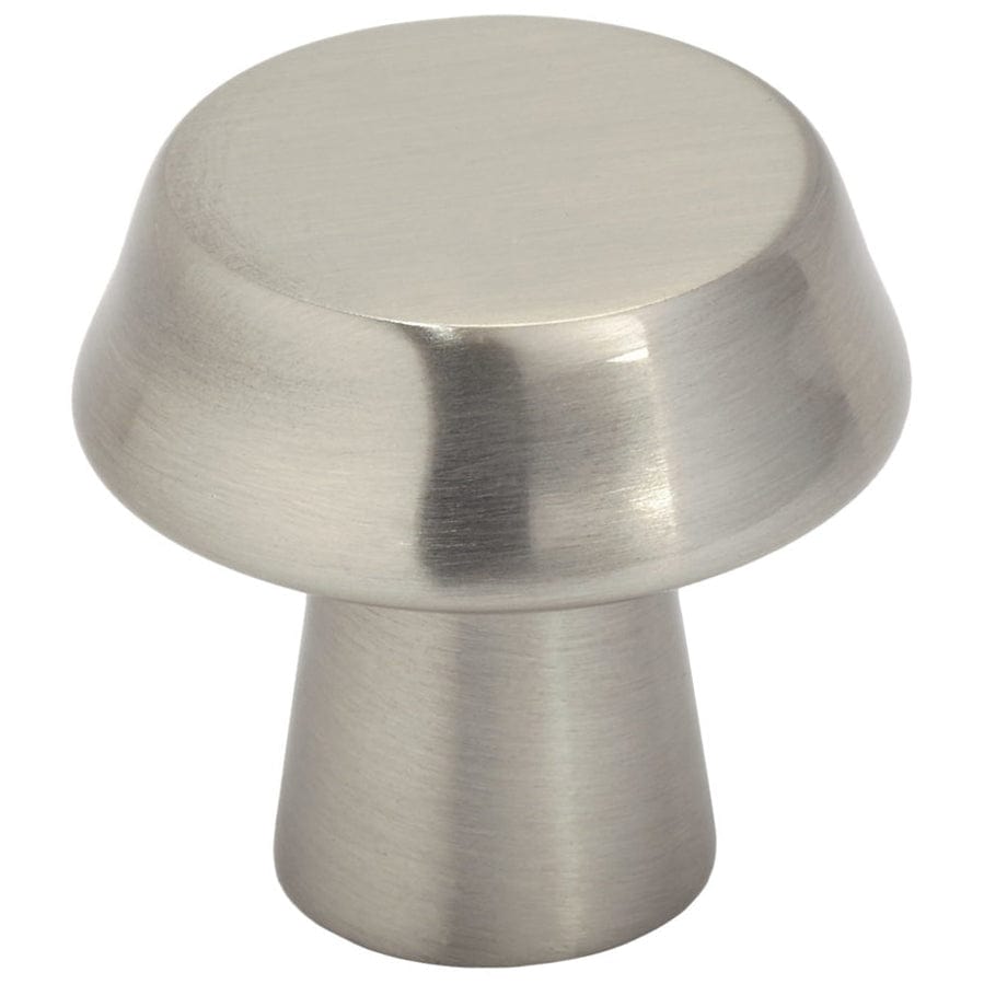 Contemporary Knob, 1-1/16" D, Brushed Nickel alt 0