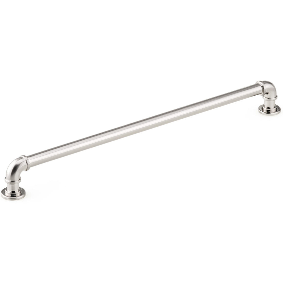 Eclectic Pull, 12-5/8" Center-to-Center, Brushed Nickel alt 0