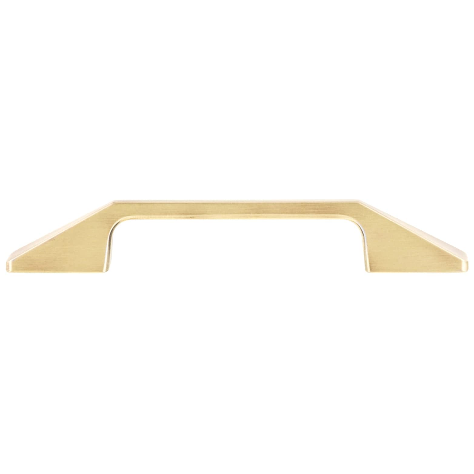 Contemporary Pull, 5-1/16" Center-to-Center, Satin Brass alt 0