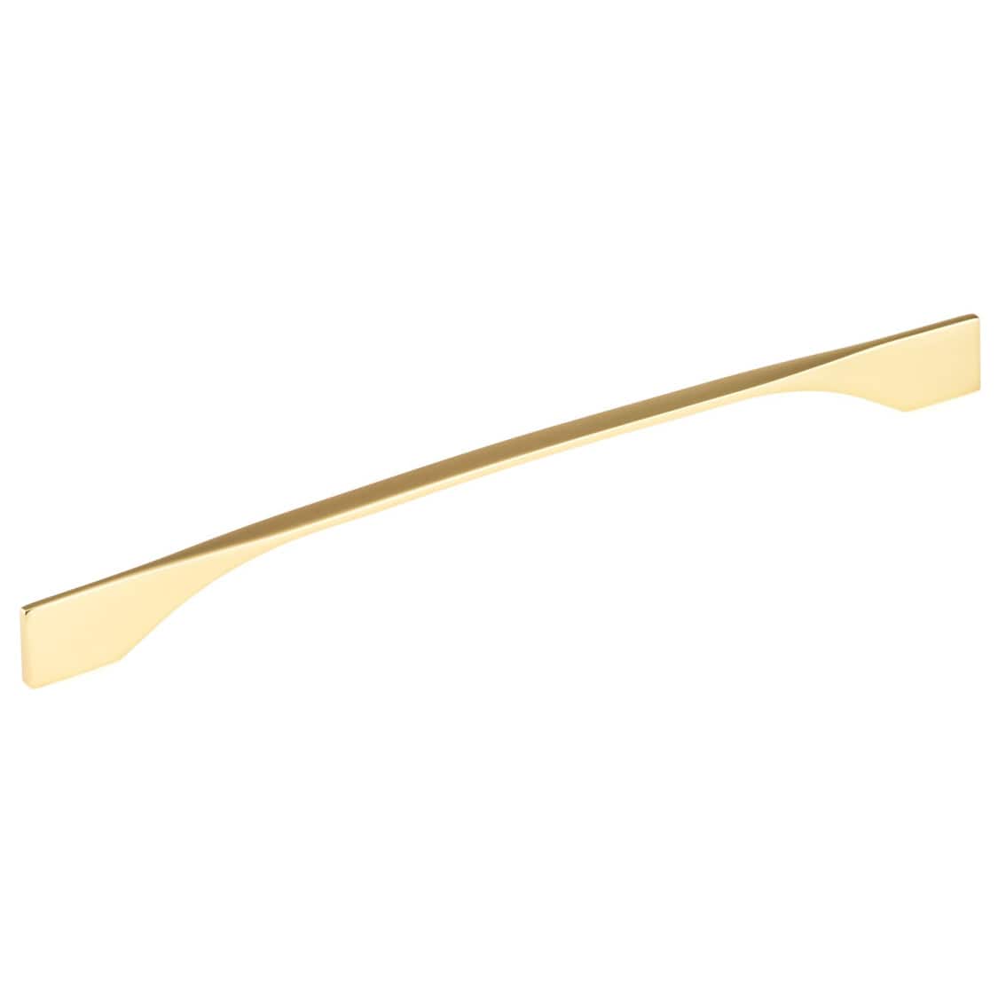 Contemporary Pull, 11-3/8" to 12-5/8" Center-to-Center, Brushed Gold alt 0