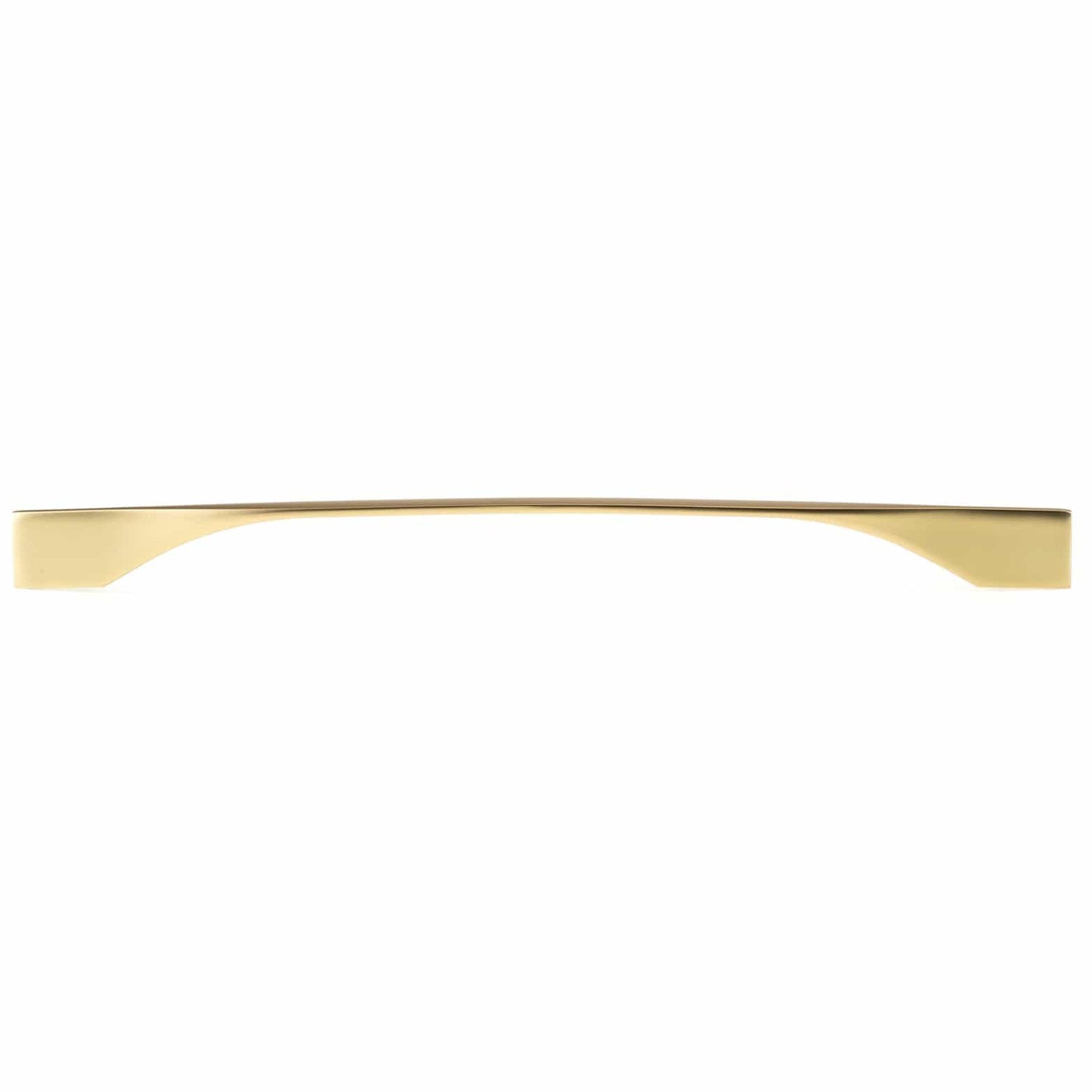 Contemporary Pull, 11-3/8" to 12-5/8" Center-to-Center, Brushed Gold alt 0