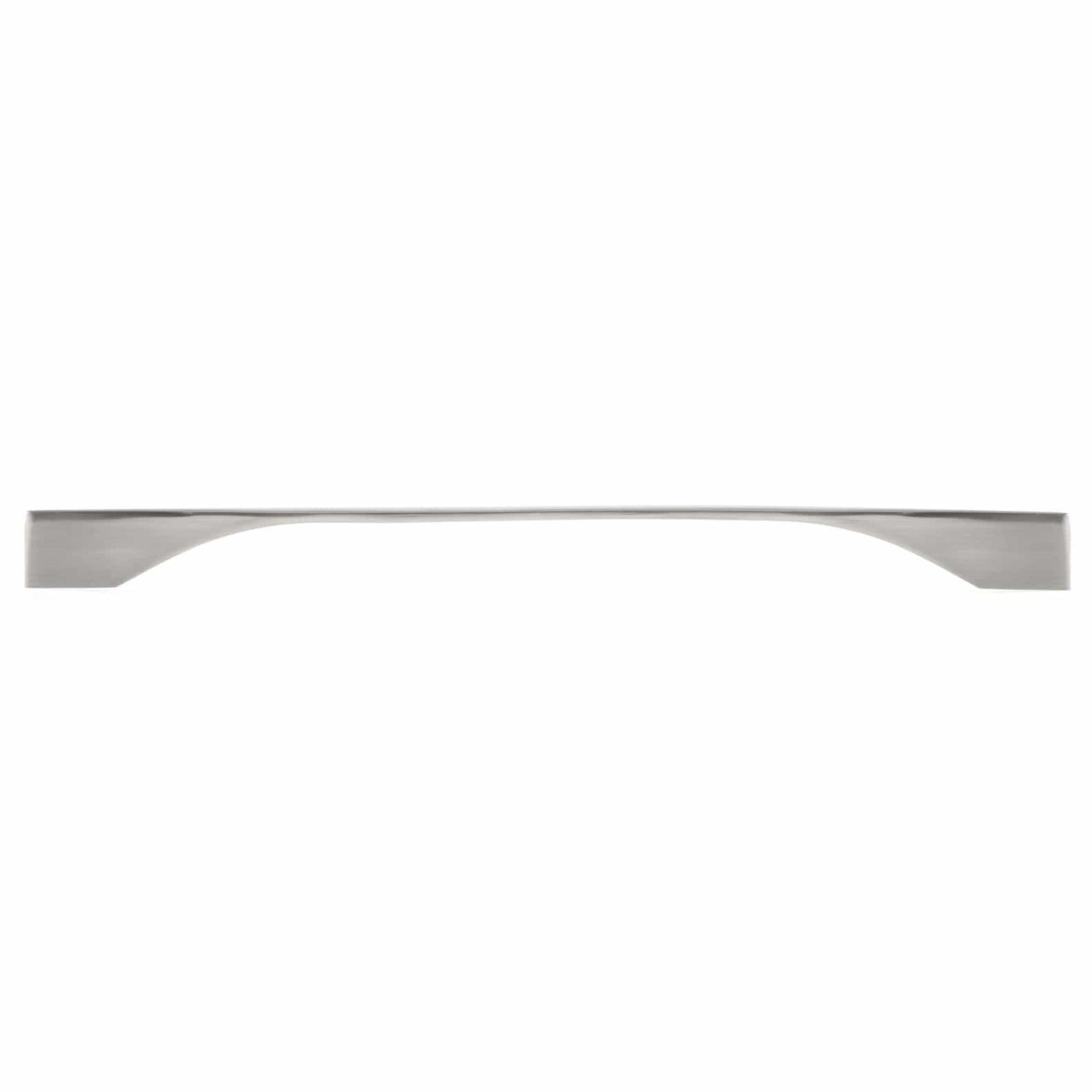 Contemporary Pull, 11-3/8" to 12-5/8" Center-to-Center, Brushed Nickel alt 0