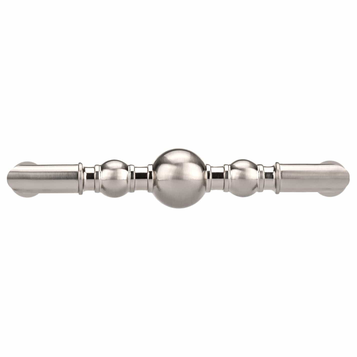 Traditional Pull, 5-1/16" Center-to-Center, Brushed Nickel alt 0