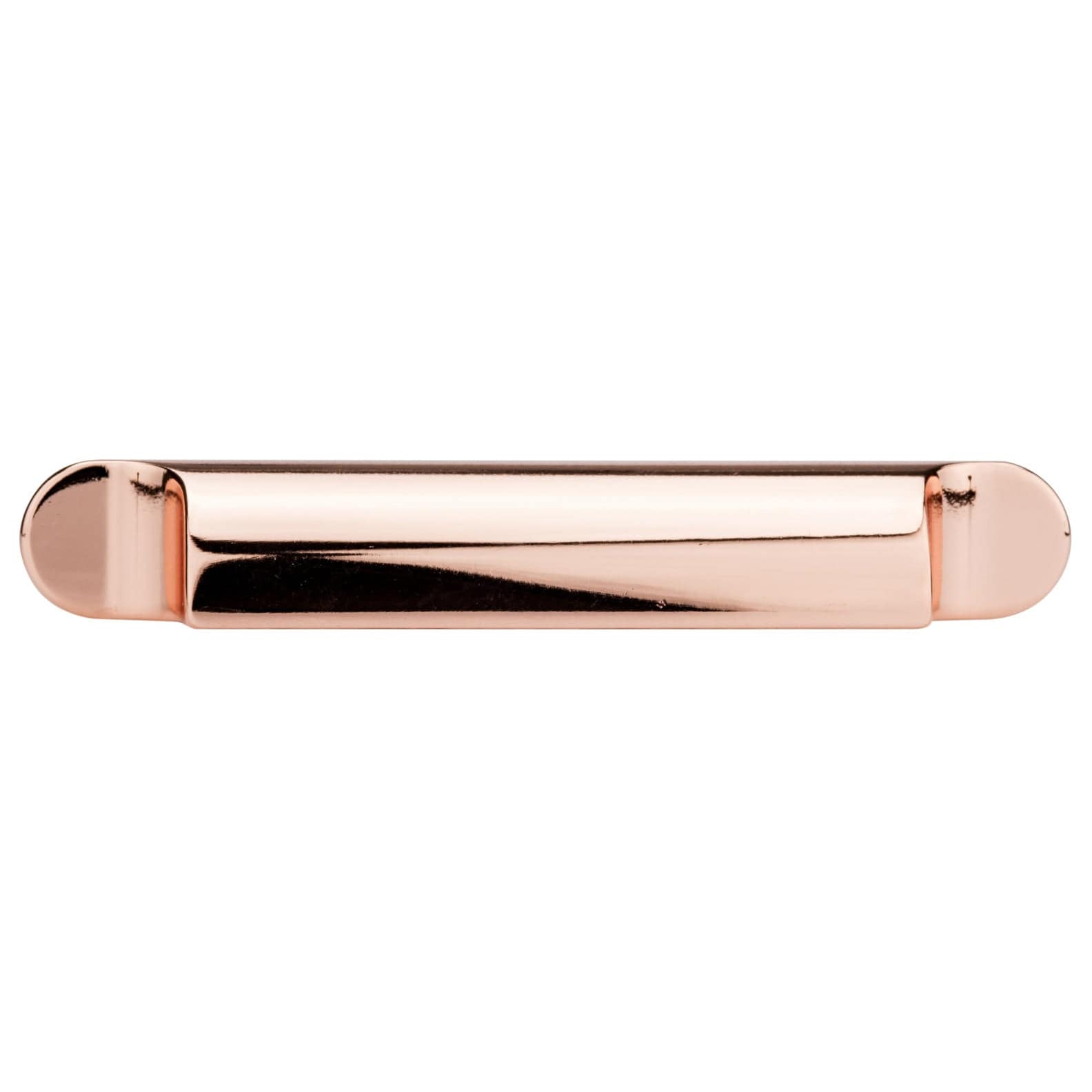 Contemporary Pull, 3-3/4" Center-to-Center, Polished Copper alt 0