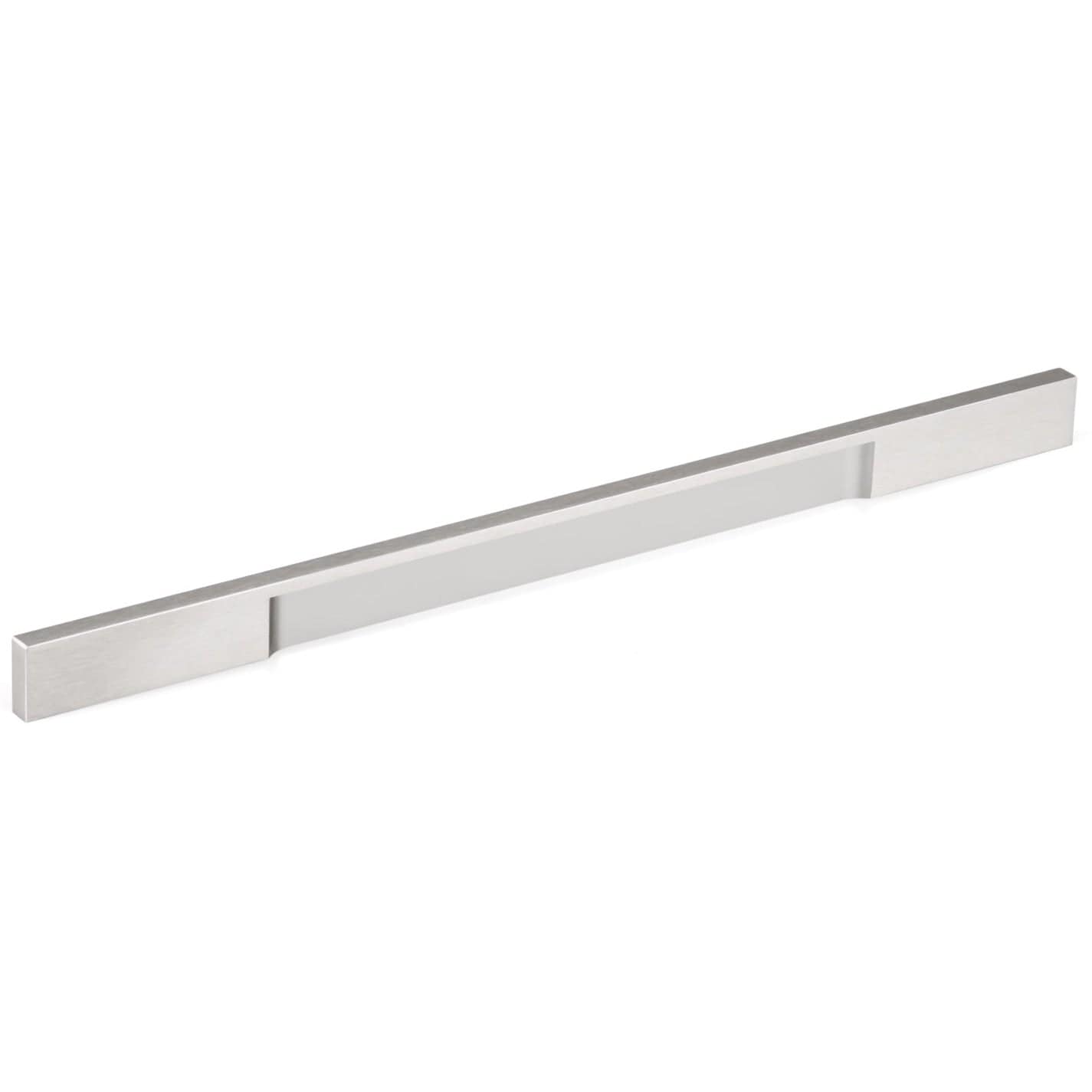 Contemporary Pull, 12-5/8" Center-to-Center, Stainless Steel alt 0