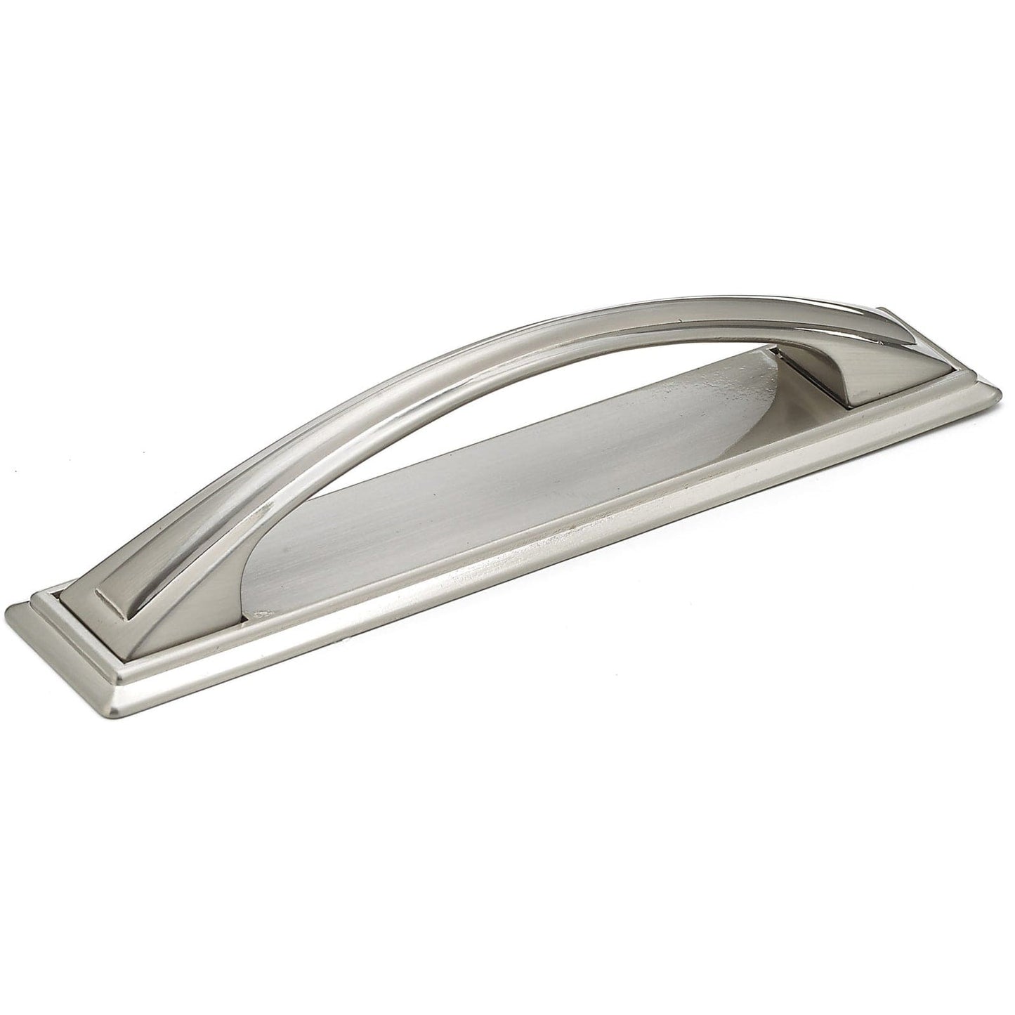 Transitional Pull, 5-1/16" Center-to-Center, Brushed Nickel alt 0