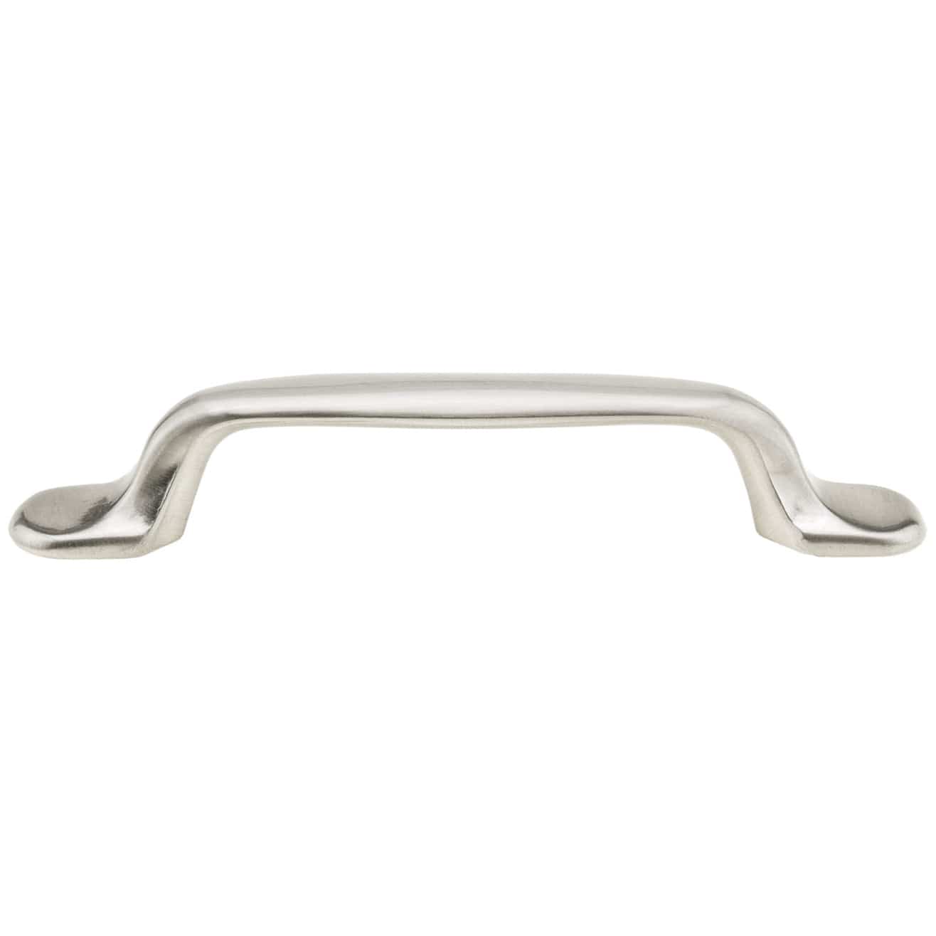 Traditional Pull, 3-3/4" Center-to-Center, Brushed Nickel alt 0