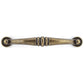 Traditional Pull, 3-3/4" Center-to-Center, Burnished Brass alt 0