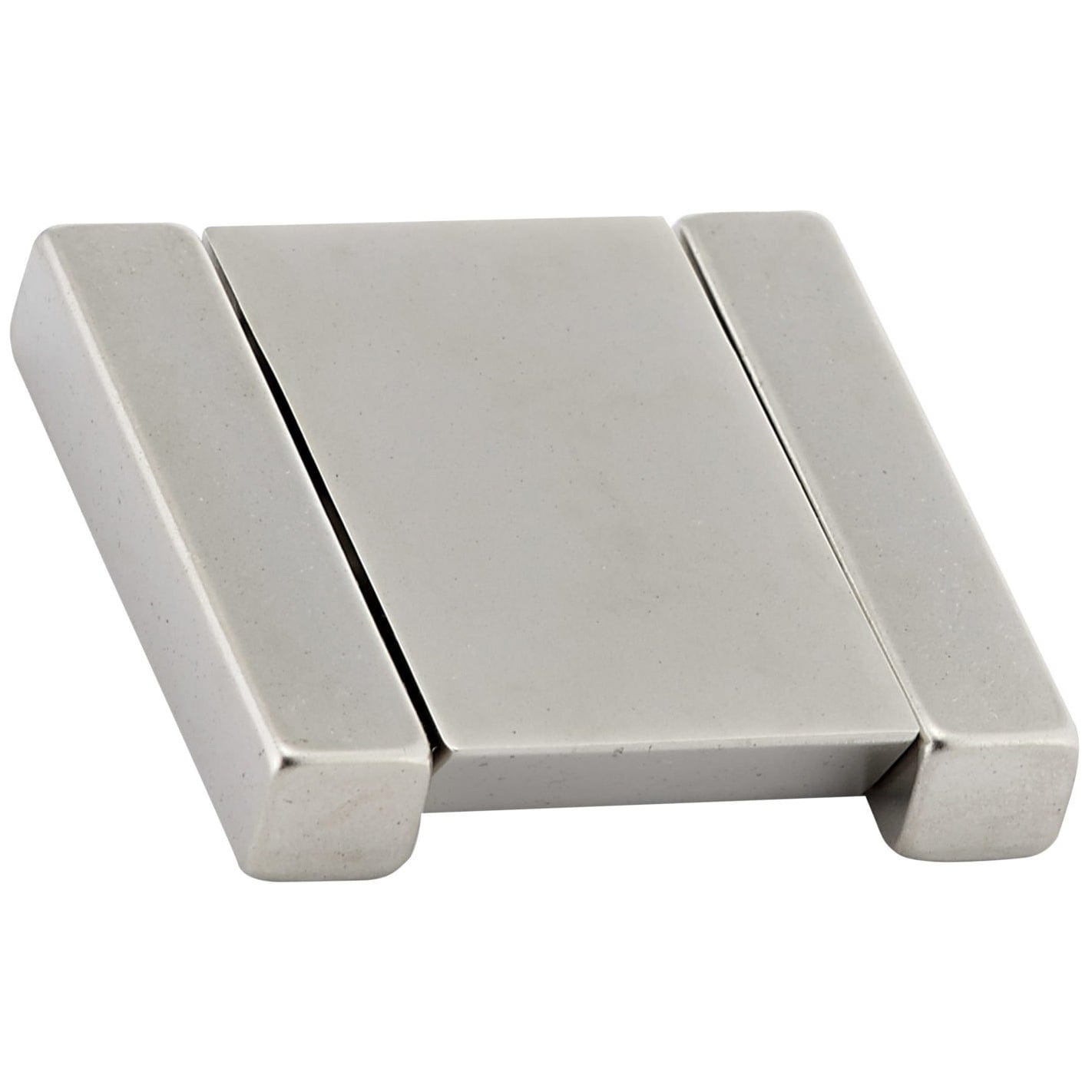 Contemporary Pull, 1-1/4" Center-to-Center, Brushed Nickel alt 0