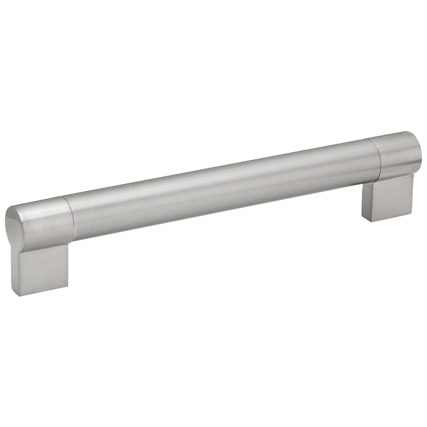 Contemporary Pull, 7-9/16" Center-to-Center, Brushed Nickel alt 0