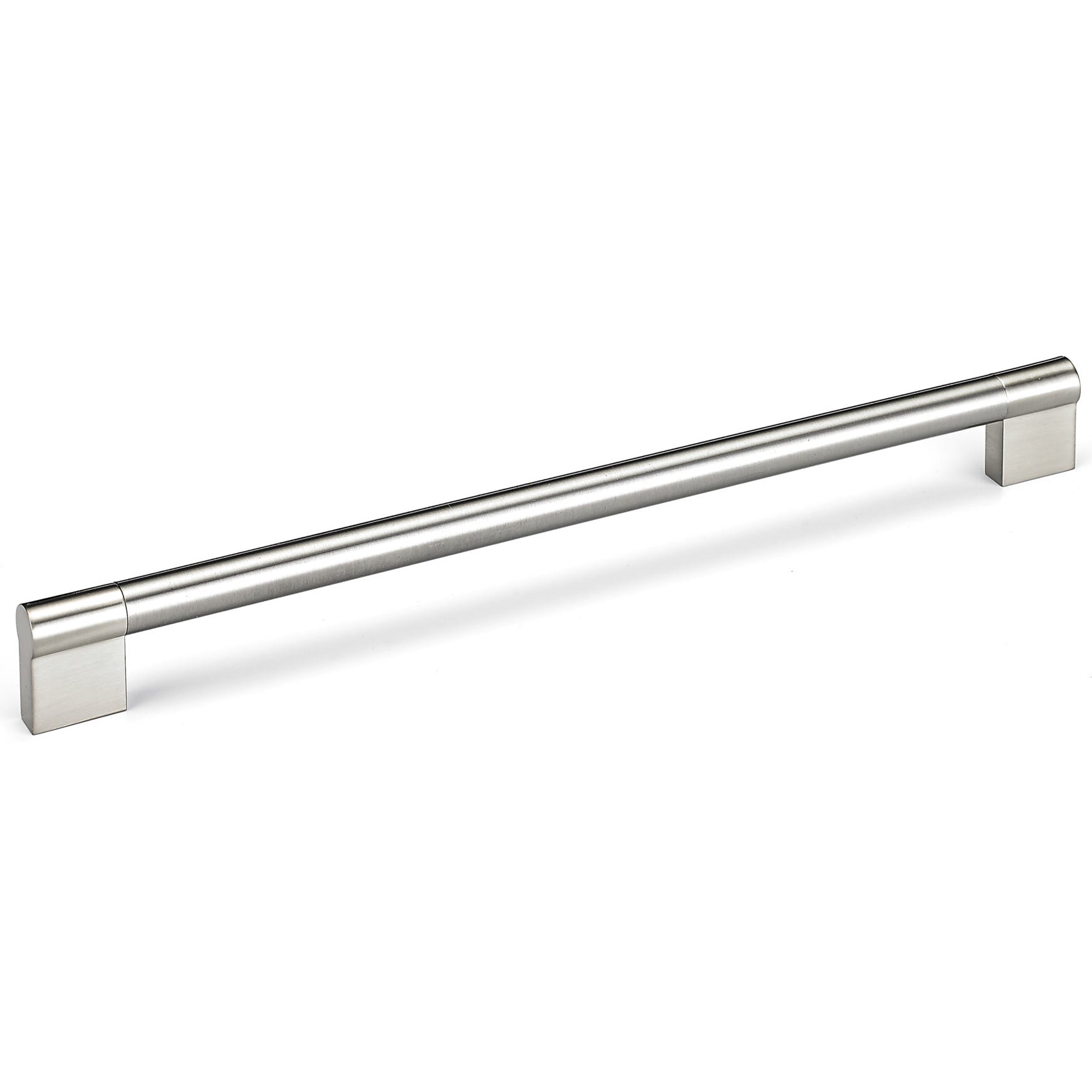 Contemporary Pull, 11-3/8" Center-to-Center, Brushed Nickel alt 0