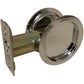 2-7/16" (62 mm) Pocket Door Pull Round Chrome Passage alt 0