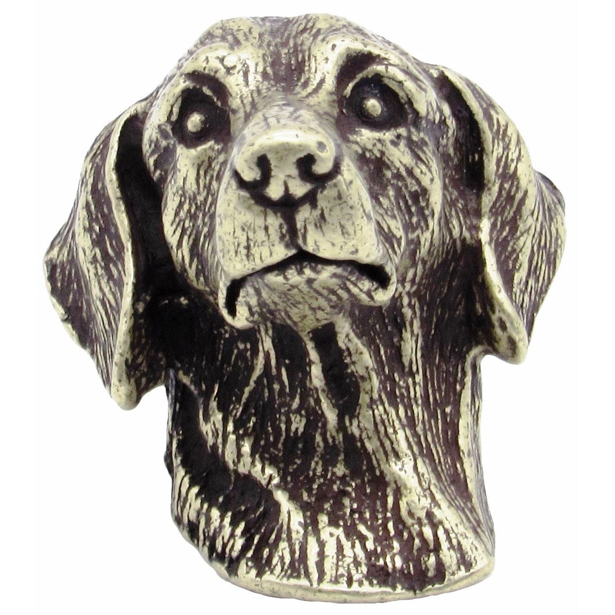 Dachshund Knob Brass Oxide alt 0