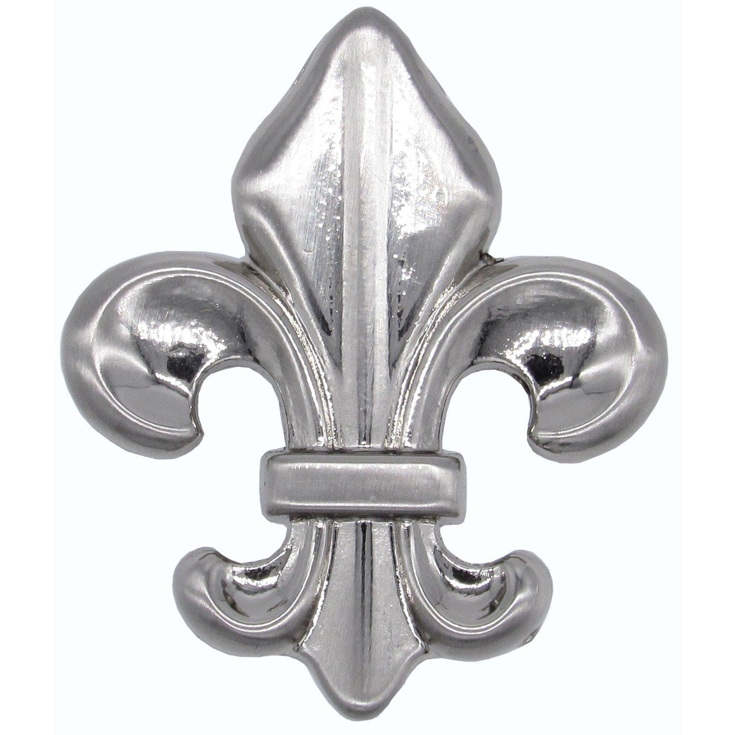 Fleur De Lis Knob Satin Nickel alt 0