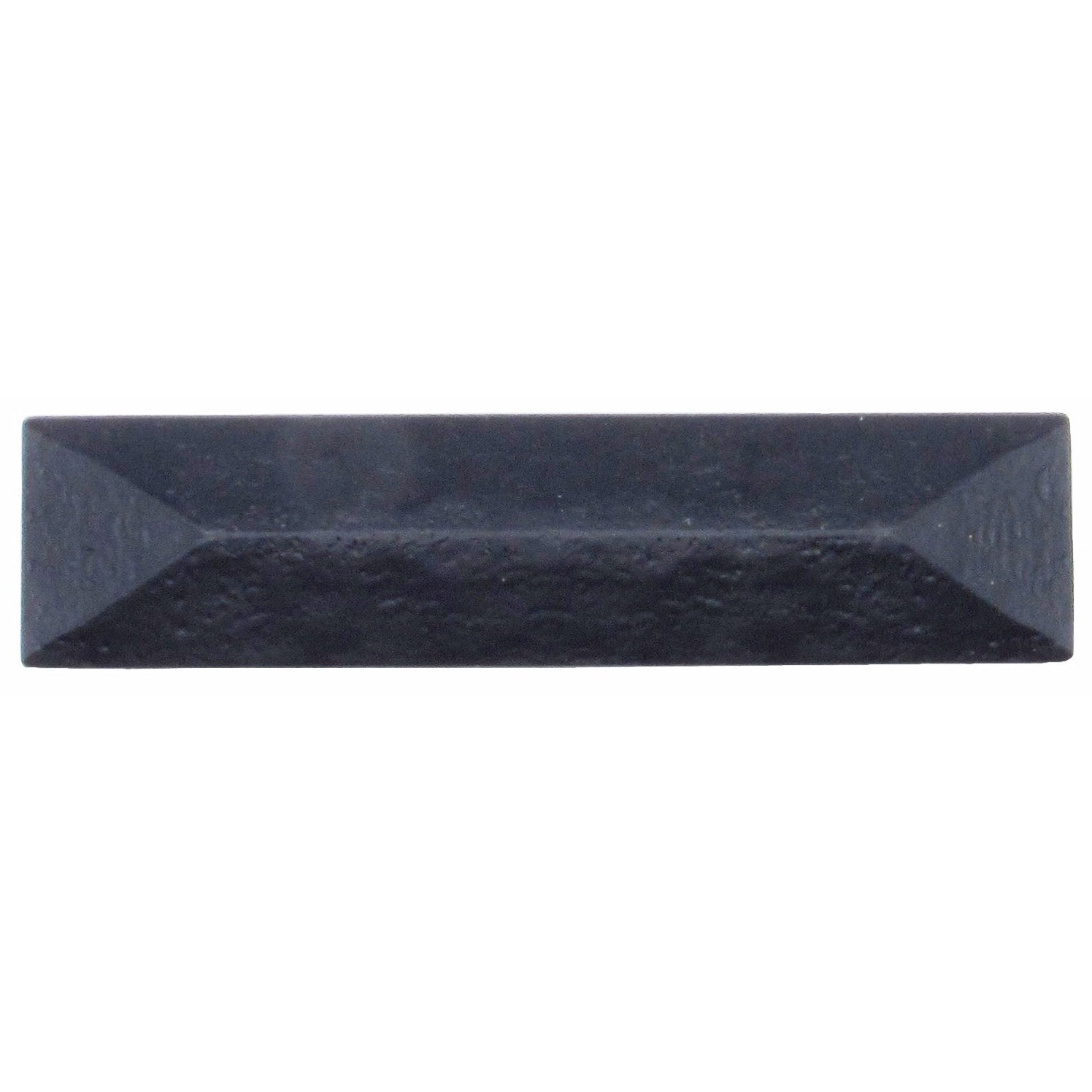 Rustic Pyramid Pull 3" Center Matte Black alt 0