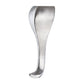 9-3/8" (238 mm)  Curved Furniture Leg Polished Aluminum alt 0