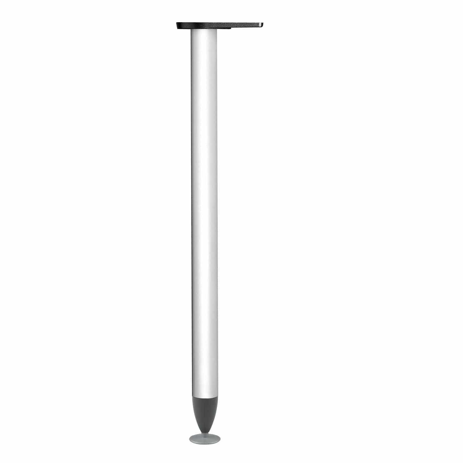 27-3/4" (705 mm) Adjustable Design Table Leg Silver alt 0