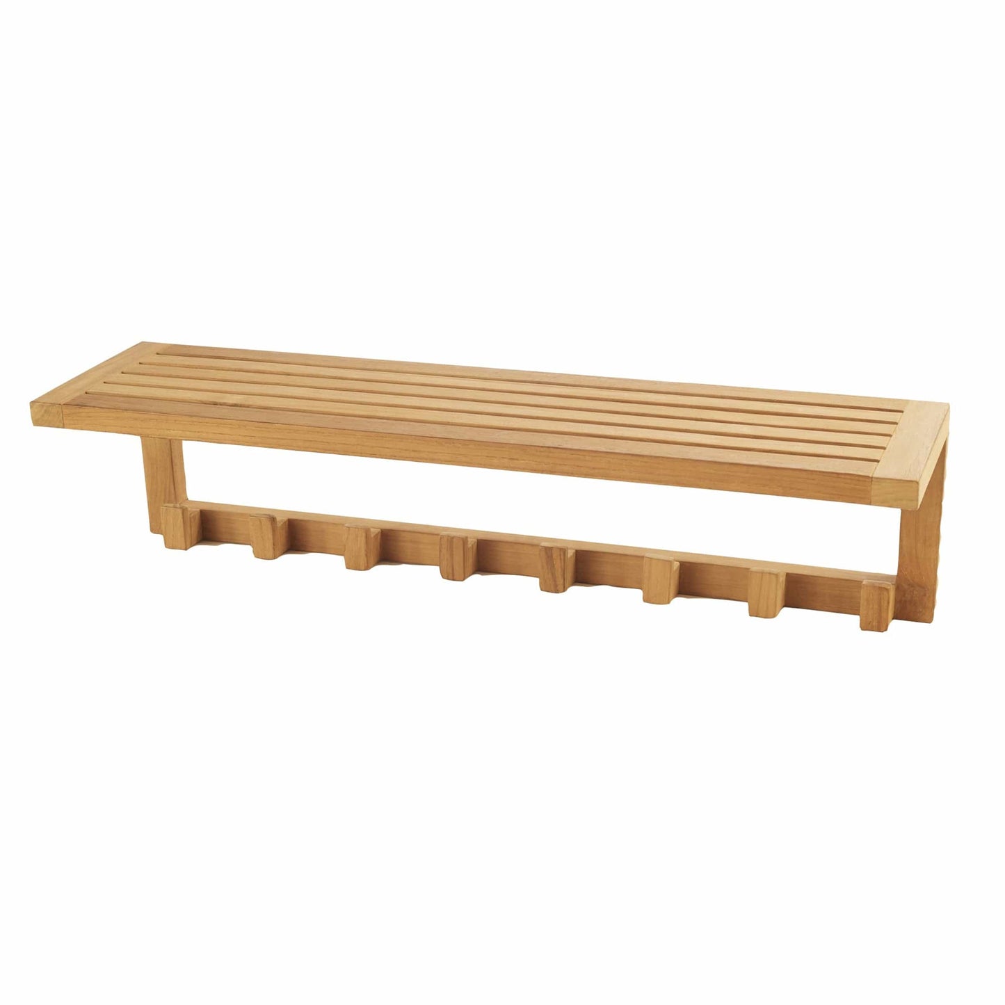 Wall Shelf with 8 Hooks alt 0