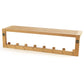 Wall Shelf with 8 Hooks alt 0