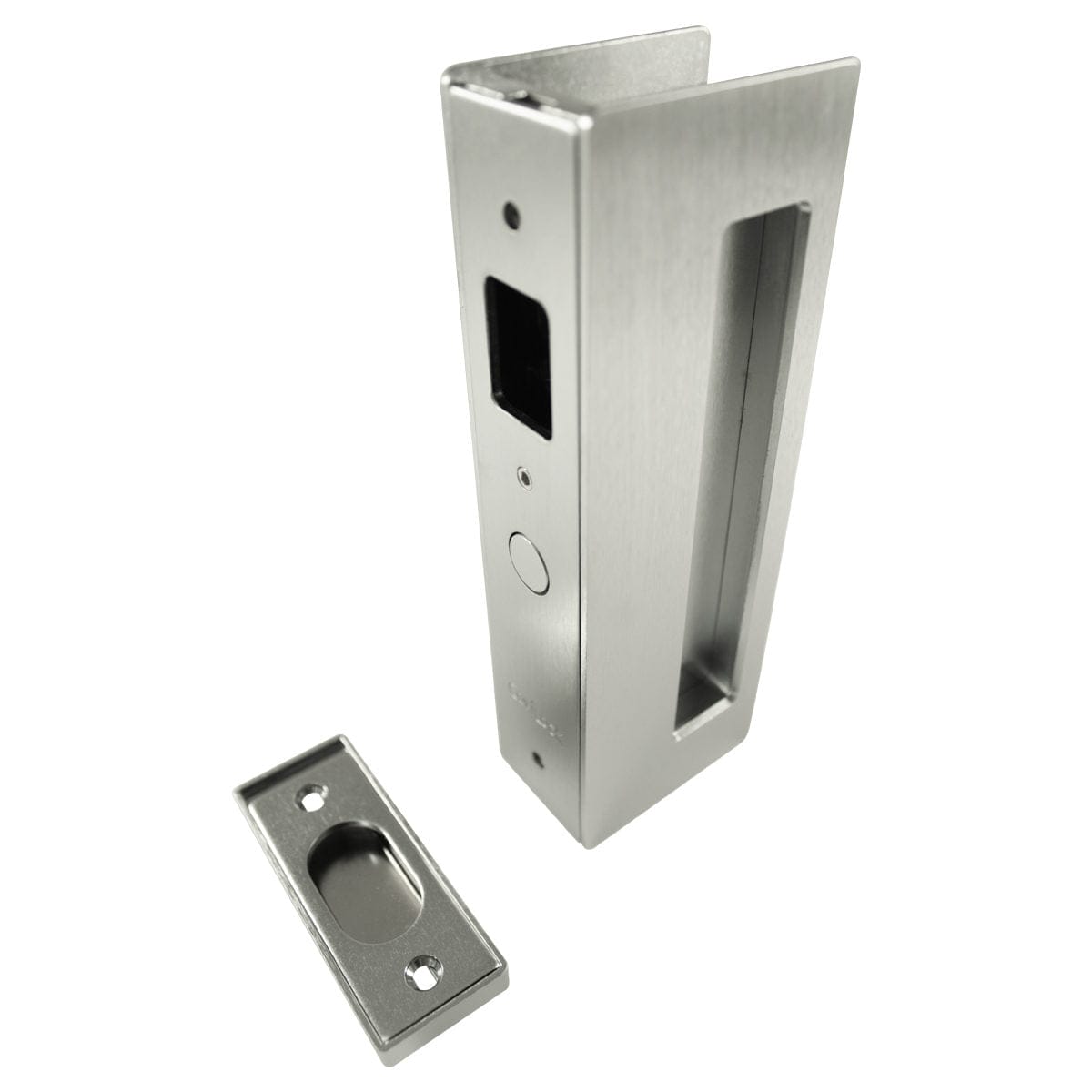 Cavity Sliders CL400 Magnetic Pocket Door Handle for 1-3/8" Door Satin Chrome alt 0