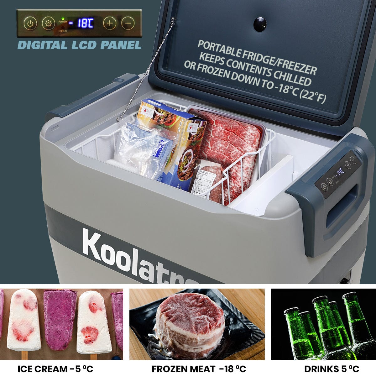 SmartKool Portable Cooler/Freezer 40L 110V AC / 12V DC alt 0