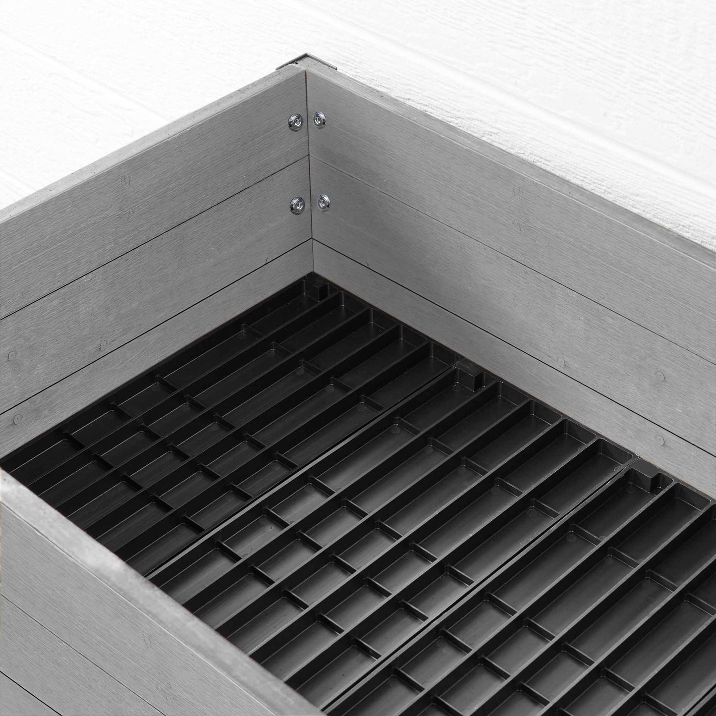 Elevated Planter 21" X 47" X 30"H Gray alt 0